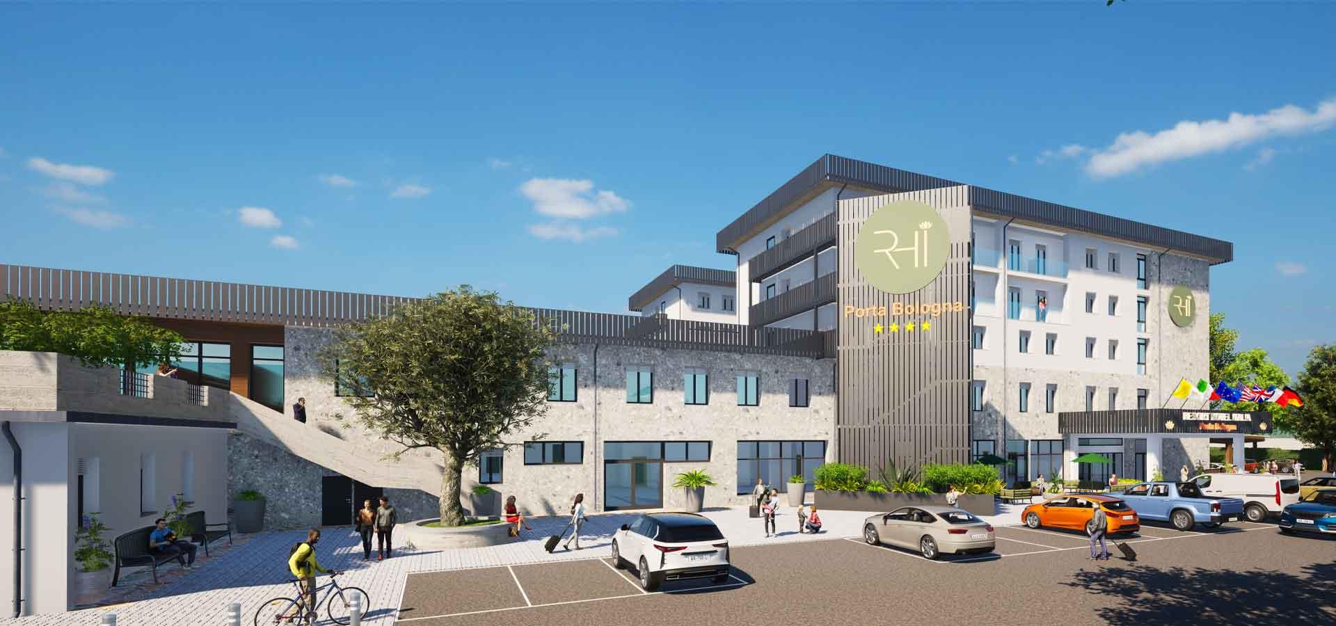 Rhi Porta Bologna Hotel Pieve di Cento Bagian luar foto